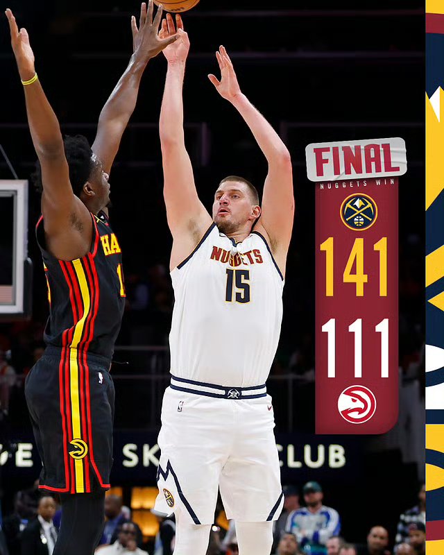 湖人逆转篮网，约基奇状态火热